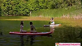 ClubSweethearts' Three Girls Ravish One Lucky Guy