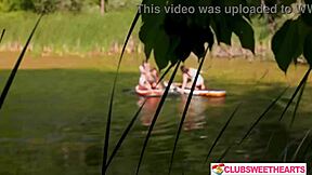 ClubSweethearts' Three Girls Ravish One Lucky Guy