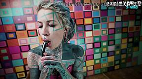 Tease My Skinny Goth Ass Gape Before You Thrust Deep Steel Toy Inside