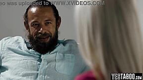 big tits curvy milf catches cheating husband and jumps in the 3some fun