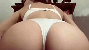 hot 19yo college babe's big ass begs for pounding now!