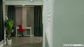 Wanna Watch Van Wylde Pound Lana Violet's Office Pussy Hard?!