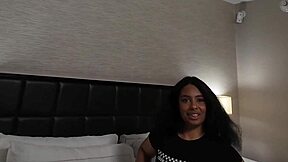 black babe tricked into fucking huge dick 😈💦