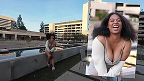 black babe tricked into fucking huge dick 😈💦