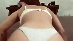 hot 19yo college babe's big ass begs for pounding now!
