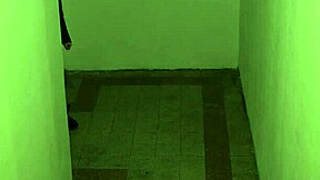 Winter Snow Teases Tanned Brunette's Big Ass Outdoor Flashing Adventure