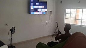 Neighbor Ends Up Fucking Cute BBW Ebony in Bathroom Doggystyle Cumshot Huge Cock Moaning