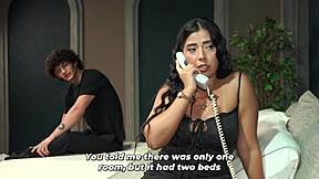 stepson shares hotel room with stepmom and fulfills his biggest fantasy