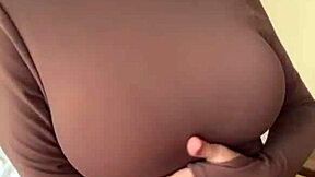hey neighbor those big elastic tits bounce wild during our outdoor massage fuck