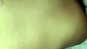 indian college girl takes doggy pounding then pisses her pussy full