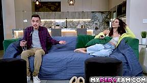 Juan Loco Pounds Aria Sloane's Petite Body in Reverse Cowgirl then Missionary with Deepthroat Kisses
