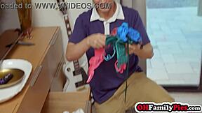 Cowgirl Teen Stepsis River Lynn RIDES My HUGE COCK Hard!