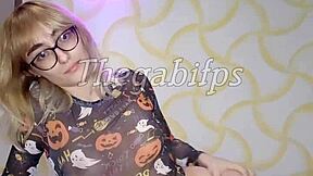 halloween's over but blonde thegabifps still teases in costume