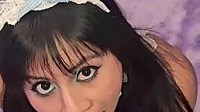 mexican maid horny as hell bends over for pov pounding in bedroom