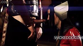 heimdall rams my oral portal hard in thor cosplay roleplay kimberly kane