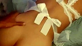 mexican maid horny as hell bends over for pov pounding in bedroom