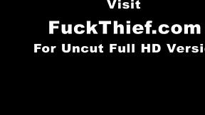Teen Fuckthief's Wet Pussy Punished Bent Over Doggystyle Garage POV Hardcore