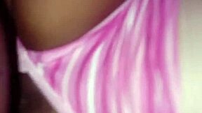 Petite Wet Pussy Gets Panty-Fucked By Donfelix9's Monster Cock