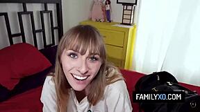 Busty angel youngs seduces stepdad sucks cock creams everywhere pov