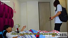 doctor hannah lusts after stepson in hospital bending over for pussy fucking creampie doggystyle pov