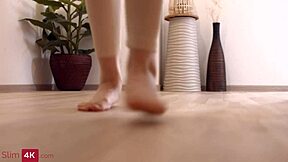 Karolina Geiman craves two cocks stretching her skinny tattooed teen body