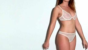 Teen model teases in panties and lingerie craving more