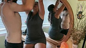 stepson pounds curvy milf stepmom's ass doggystyle