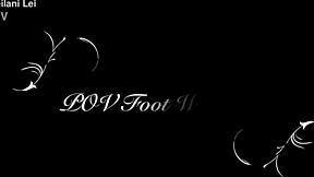 Blonde Milf Spreads Feet for Intense POV Worship