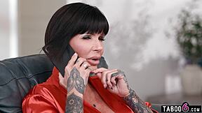 Caught By Shay Fox? Young Employee Licks Granny Boss Pussy