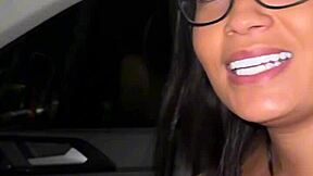 Lina Nakamura couldn't resist that BBC ride outdoors almost creampied by John Coffee