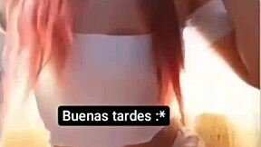 wow instagram argentinian teen agus strips sexy!
