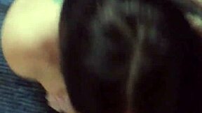 i chain gia on knees for sloppy deepthroat face fuck