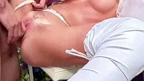 CURIOUS ADDISON VDKA GAGS ON COCK! Throat fucked sloppy deep cumshot!