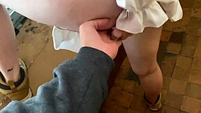 maid sneaks forbidden fuck craving my cock