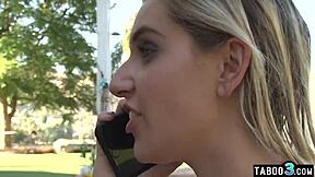 blonde teen niki snow begs bbc stepdad for poolside interracial pounding!