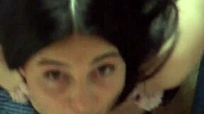 i chain gia on knees for sloppy deepthroat face fuck