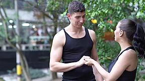 PREGNANT SLUT CHEATS WITH STRANGERS! Threesome cumshot facial humiliation awaits!