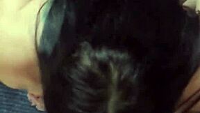 i chain gia on knees for sloppy deepthroat face fuck