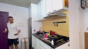 peguei minha esposa com o vizinho e me juntei fodendo ela todinha no red