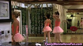 lesbian ballerina teens 69 at party 😘👯‍♀️