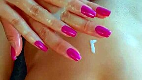 Stunning College Asian Hands Monster Cock In Dorm Close-Up