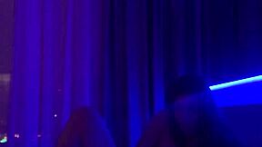 ritafox strips teases fingers her horny pussy close up