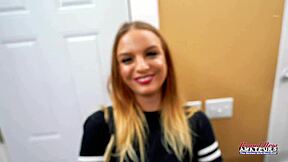 i crave busty coed stella's deep anal cum swallow