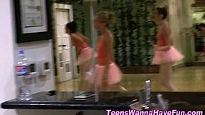 lesbian ballerina teens 69 at party 😘👯‍♀️