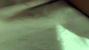 she flashes her wet black pussy for you