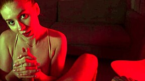redhead slut goes wild deepthroating big cock once light's on 🔥🍆