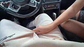 my boss's big tits wife craves sucking my dick in the car now