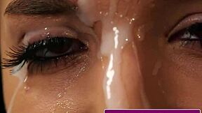 British Teen Facialized in Classroom by Teacher's Cumshot