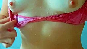 Beautiful Tanned Latina Teens Shower Off Beach Sand