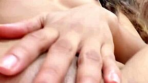 Innocent Babe Pounds Tight Pussy To Explosive Orgasm!